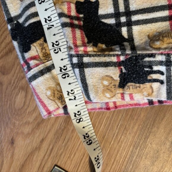 Nick & Nora Plaid Dog Breeds Milk Bone Flannel Pajamas Small - Picture 7 of 7